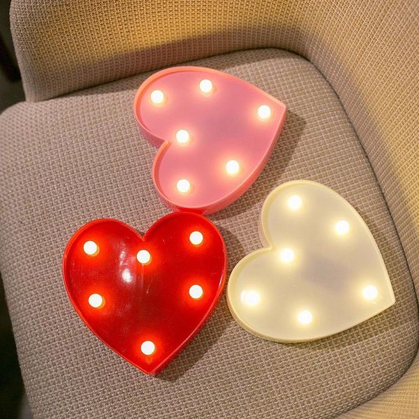 

novelty items 16/21cm diy luminous lights led letter night light creative letters alphabet number battery lamp romantic party decoration