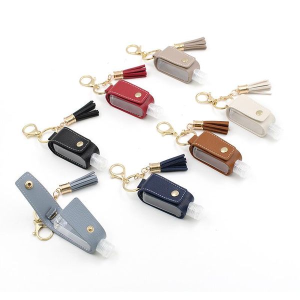 

keychains hand sanitizer case key chain carrying bag pendant perfume bottle storage decoration pr sale, Silver