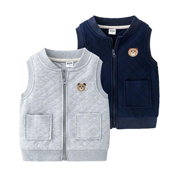 

waistcoat children's vest cotton spring and autumn boys clothing p4376, Camo