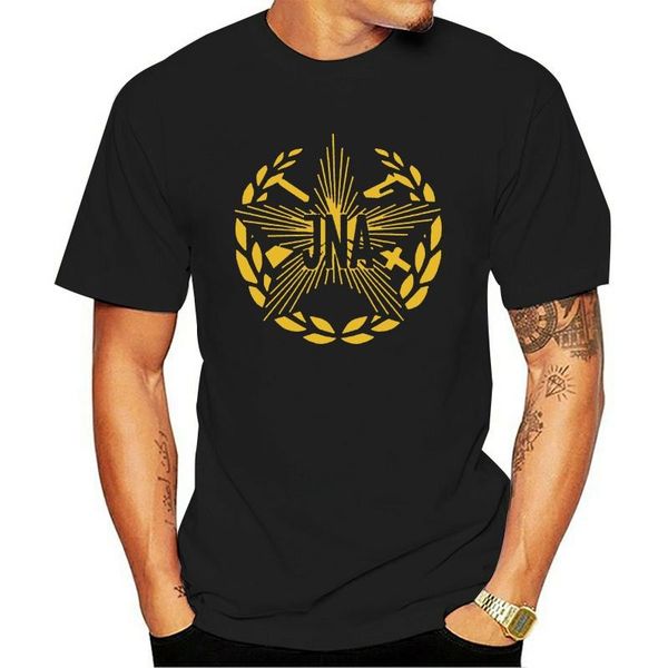 

men's t-shirts josip broz tito yugoslavia yugoslav people's army jna 2021 fashion t-shirt men slim fit cotton high-quality, White;black