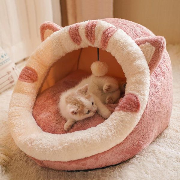 

cat beds & furniture litter four seasons general kennel semi-enclosed house warm villa summer cool removable and washable plies