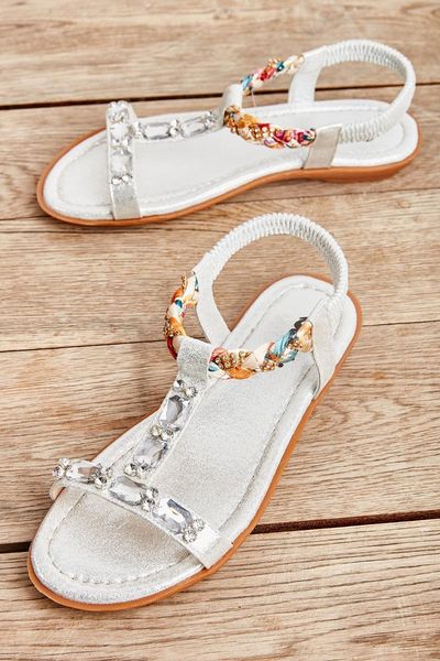 

sandals silver women 's l0625010278, Black