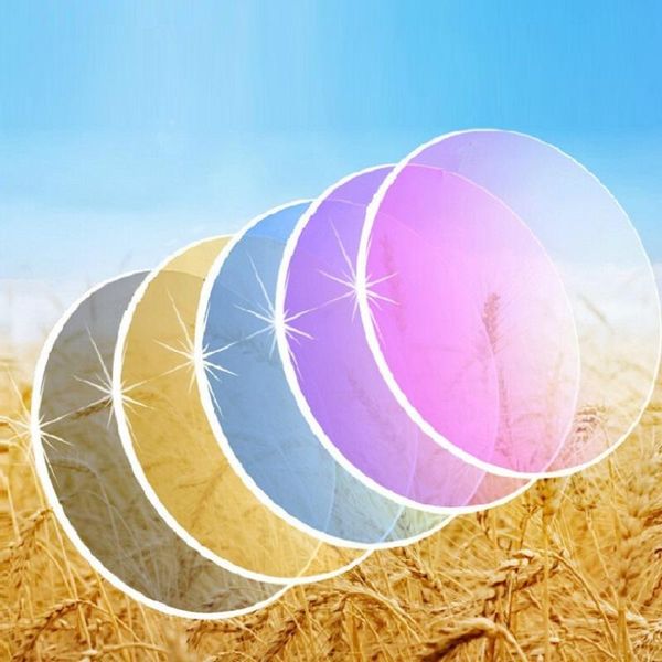 

sunglasses frames 1.61 1.67 aspherical gradient eyeglasses lenses mr-8 mr-7 super-tough colorful travel prescription myopia for, Silver
