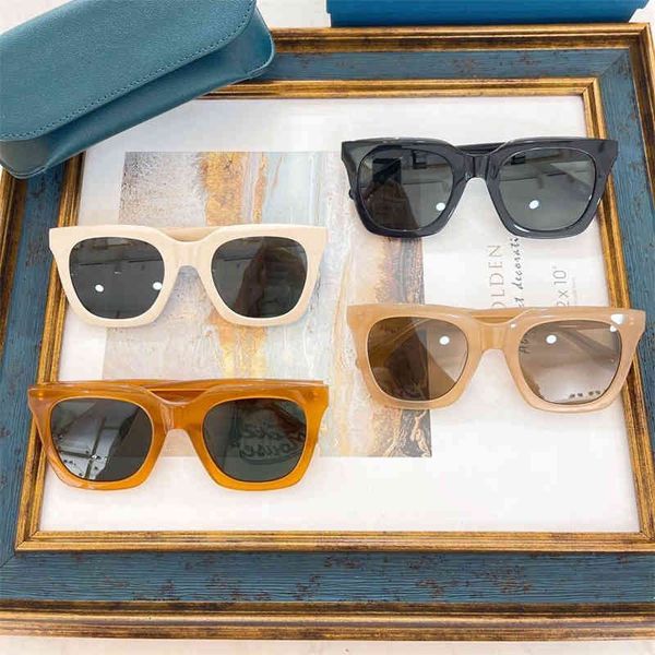 

2022 factory wholesale style personalized box sunglasses net red show wisdom with women's face small ccc trend, White;black