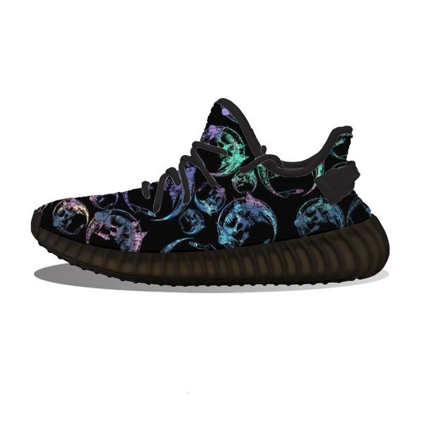 

diy custom scary halloween skull moon running sho mh printed mens womens trainers outdoor sports sneakers