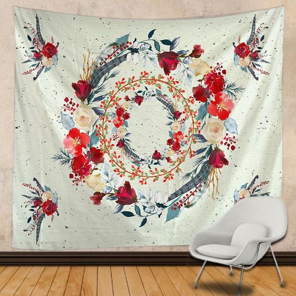 

tapestries flower tapestry mandala wall hanging bohemian gypsy tapiz witchcraft