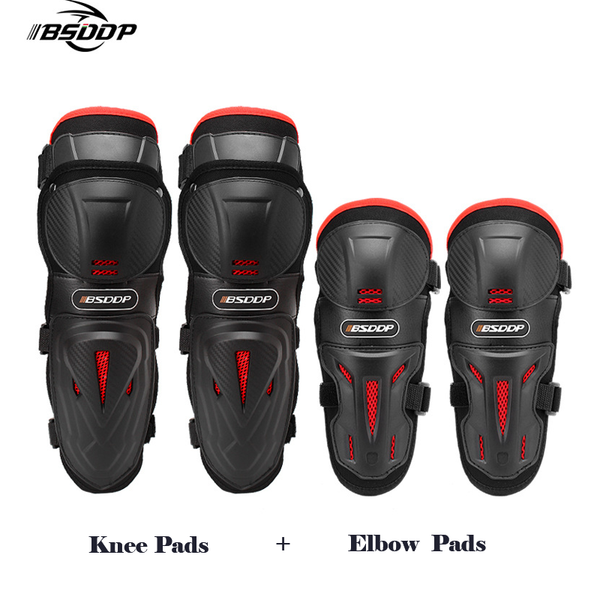 

motorcycle armor knee and elbow pads motocross & protector moto outdoor sport motorbike riding protective equipment