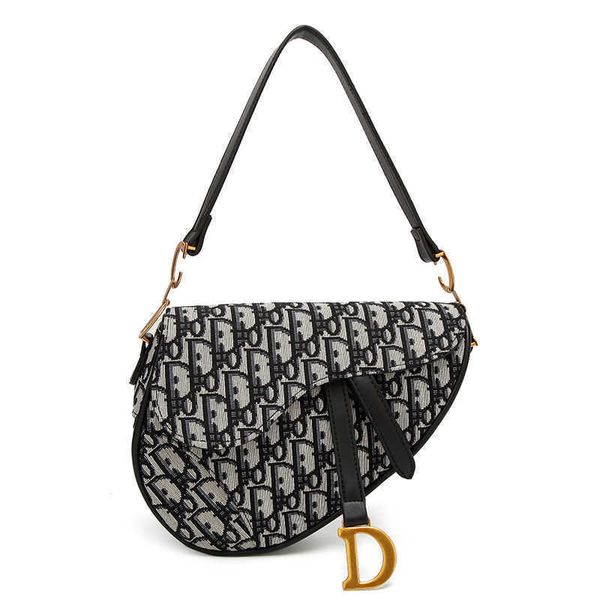

embroidered canvas saddle 2021 wide shoulder belt star same fashion one shoulder messenger bag women's d zly