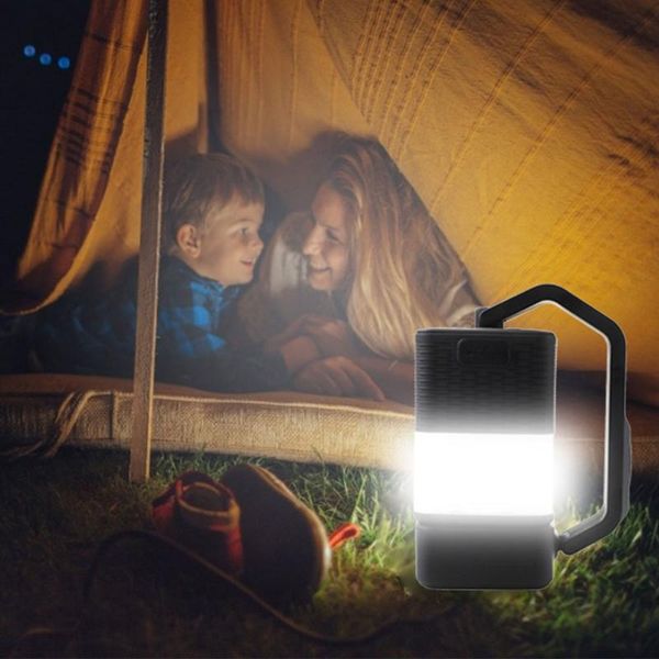 

portable lanterns 4 in 1 gift lantern bluetooth speaker hiking night light usb rechargeable with handle camping lamp outdoor waterproof defo