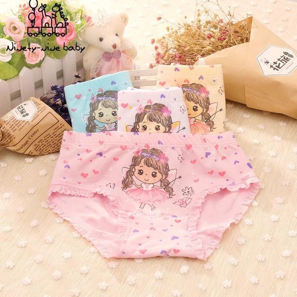 

6pcs baby girls panties female child cotton underwear lovely cartoon printed underpanties kids breathable briefs clothing, Camo