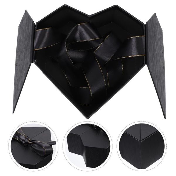 

gift wrap 1 set of creative bow knot case clamshell heart-shaped packing