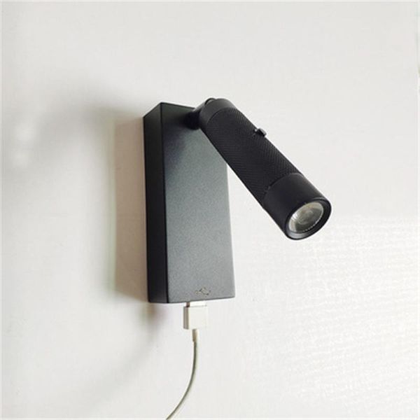 

wall lamp reading light usb function bedside high end el room led engineering customized small