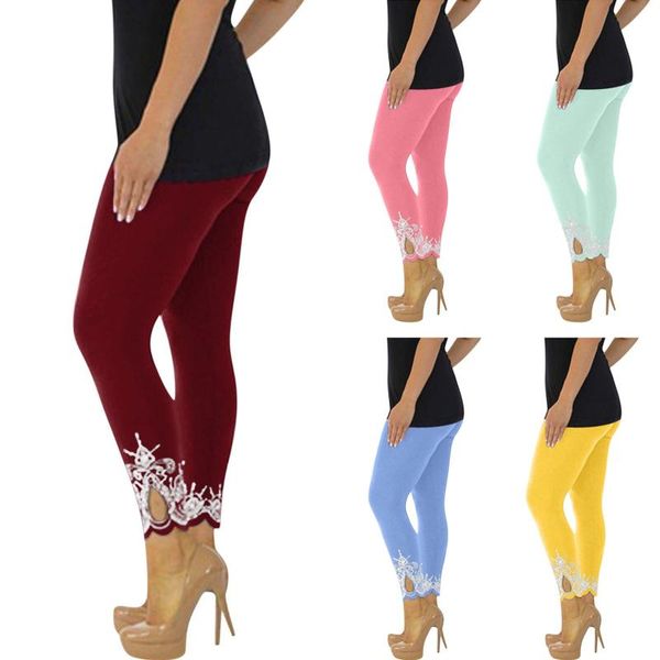 

women's pants & capris skinny stretch women leggings sport print workout mid waist running fitness elastic trousers pantalon femme, Black;white