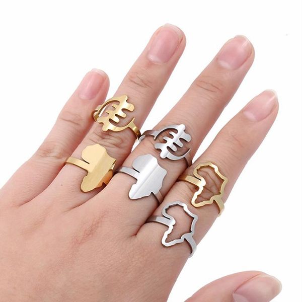 

wedding rings african ring women girls africa outline map rings,african ethnic cultural products,birthday gifts parties, Slivery;golden