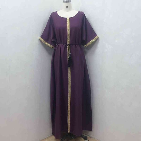 

dresses spring autumn short sleeve african dresses for women diamonds vintage femme robe loose straight dress 2021 muslim fashion abaya, Black;gray