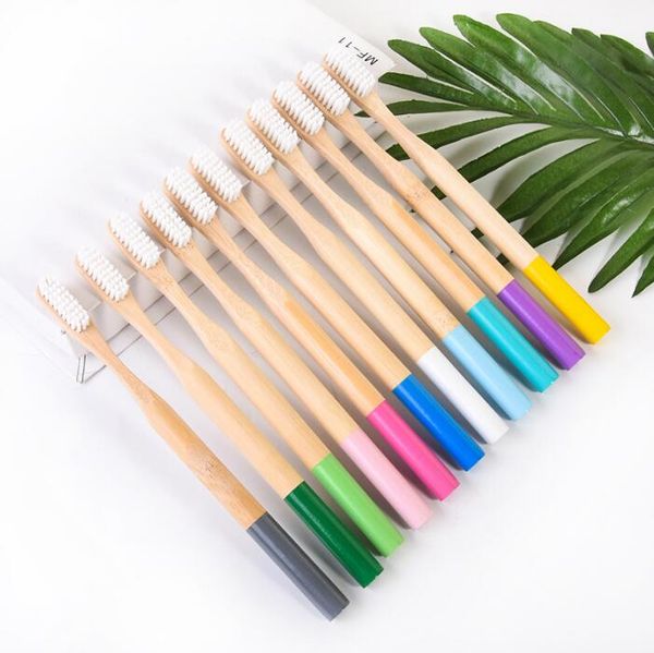 

bamboo toothbrush natural bamboo toothbrush color cylindrical toothbrush