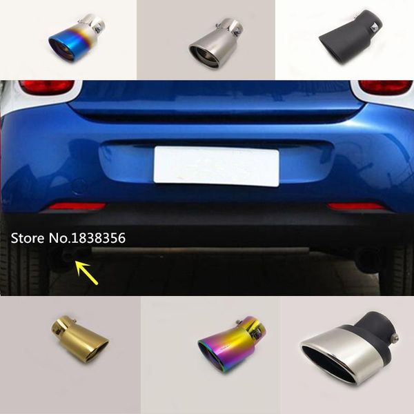 

manifold & parts for smart four 2021 car cover styling muffler tail pipe outlet dedicate stainless steel exhaust tip accessory