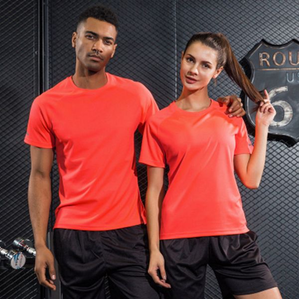 

p6 men women kids outdoor running wear jerseys t shirt quick dry fitness training clothes gym sports, Black;blue