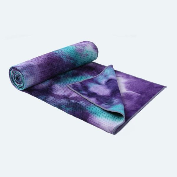 

* 63 cm home yoga towel non-slip mat fitness durable body line outdoor aerobics universal elasticity blankets