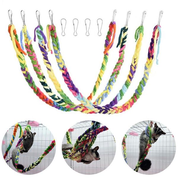 

other bird supplies toy suspension bridge rope climbing fun parrot bite swing cage chew acrylic