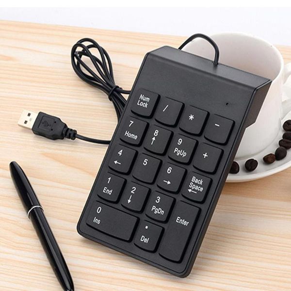 

keyboards mini lightweight wireless numeric keypad numpad 18 keys digital keyboard for accounting teller lapnotebook tablets