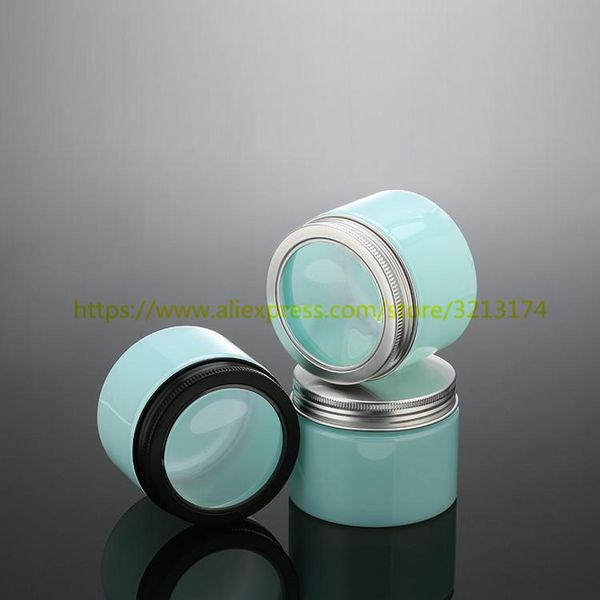 

storage bottles & jars 150ml nattier blue cream jar cosmetic packaging 150g pet plastic container. for hair membrane or food