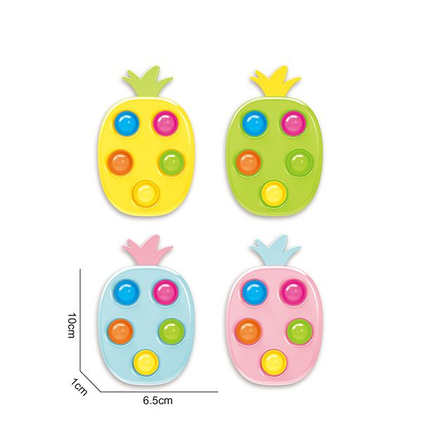 

pineapple-shaped finger bubble music pressure vent toy decompression