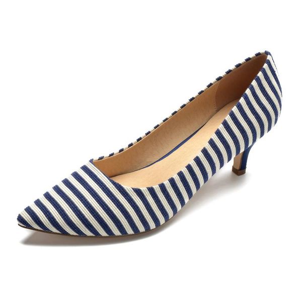 

dress shoes 2021 zebra striped women cotton fabric high heels fashion ladies pointed toe stilettos pumps party nlk-a0184, Black
