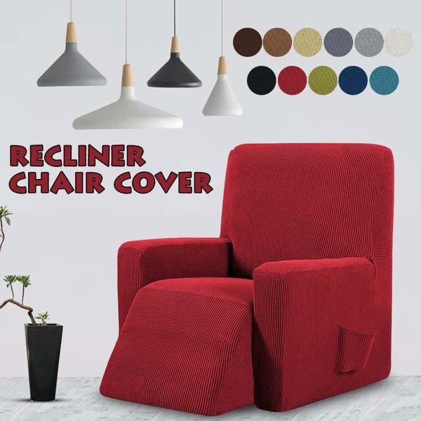 

sofa recliner couch cover anti-slip all-inclusive elasticity stretch furniture slipcovers chair protector single seat covers