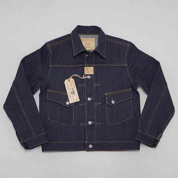 

downs bob dong 23oz seage denim jacket vintage clothing 507xx trucker seee coat, Black