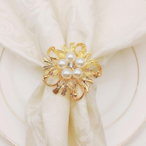 

napkin rings 12/pcs gold ring el west table buckle decorative soft outfit supplies