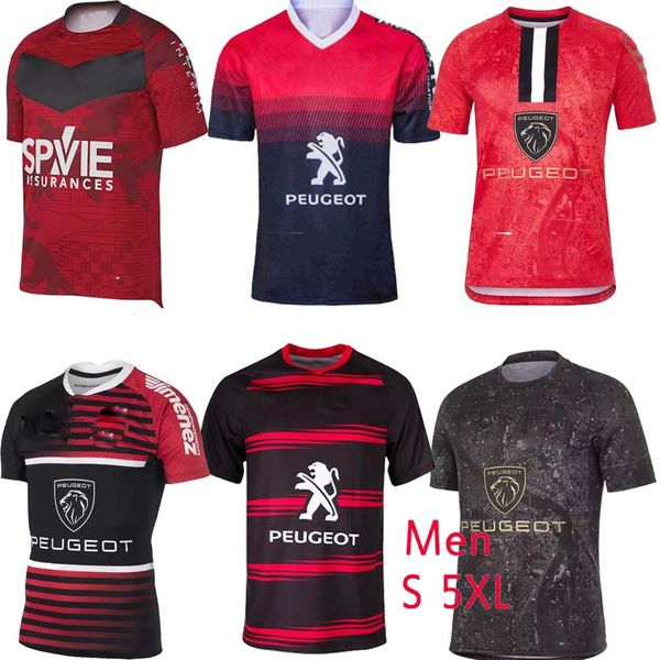 

toulouse munster city rugby jerseys 2021 2022 champion new home away stade toulousain league jersey lentulus shirts leisure sports s-5xl, Black;gray
