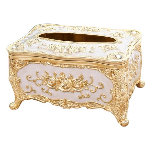 

tissue boxes & napkins acrylic box universal luxury european paper rack office table accessories home ktv el car case holder gold