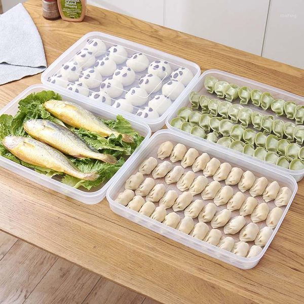 

storage bottles & jars single-layer superimposed household refrigerator food preservation box dumpling seafood