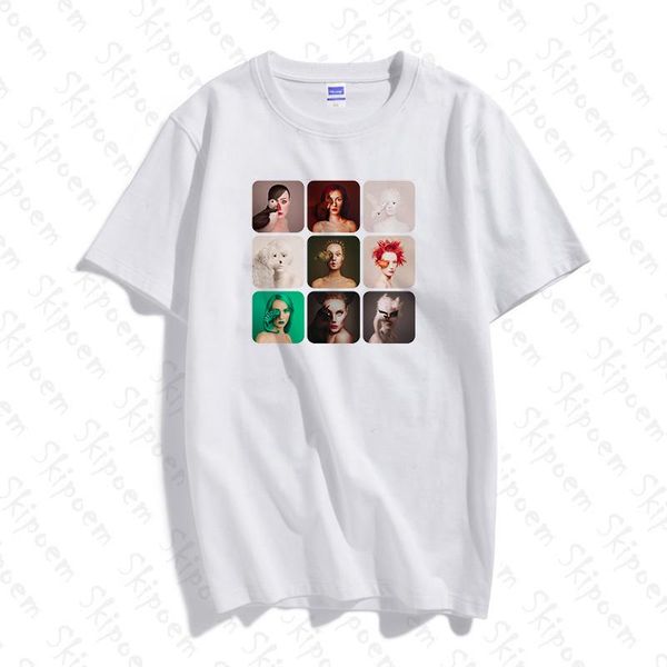 

women's t-shirt novelty aesthetics of women tshirt kawaii punk tumblr gothic short sleeve plus size skipoem tees tee shirt femme, White