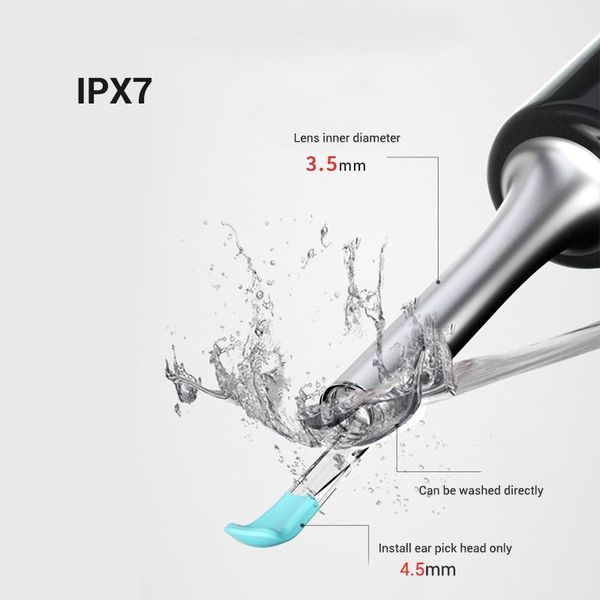 

cameras smart visual ear stick wireless connection 200w high precision rechargeable wax removal tool picker care jhp