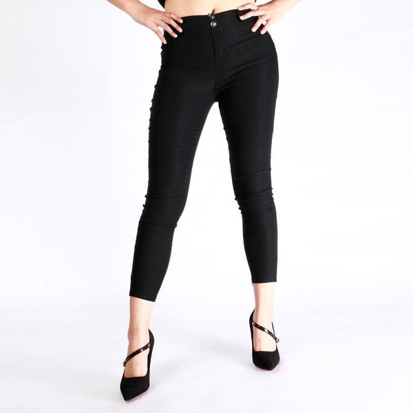 

women's leggings slim hip khaki red navy fitness woman pants, Black