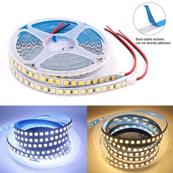 

strips 5054 led strip super brighter waterproof dc12v ribbon tape light for home decoration 5m 600leds 300leds