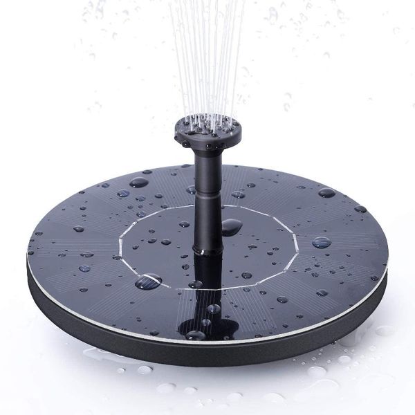 

outdoor garden floating solar power water fountain pump pool watering for bird bath aquarium decorations