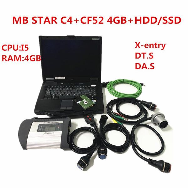 

cf52 lapdiagnostic pc 4g cpuÂ with mb star diagnosis sd compact c4 with v2021.09 software hdd or ssd installed wellÂ tools