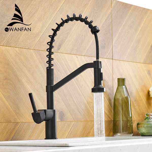 

kitchen faucets wanfan modern polished chrome brass sink faucet pull out single handle swivel spout vessel mixer tap 9013 vbvy