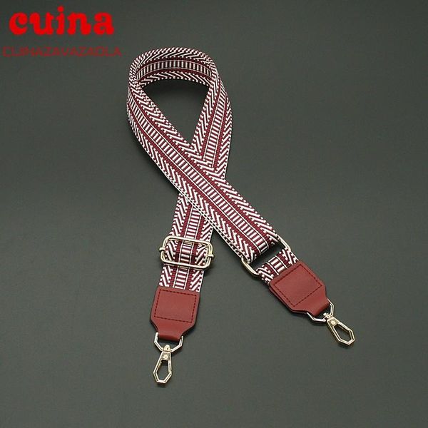 

bag parts & accessories fashion wide shoulder straps cross crossbody bags ethnic style hit the color belt women strap, Black