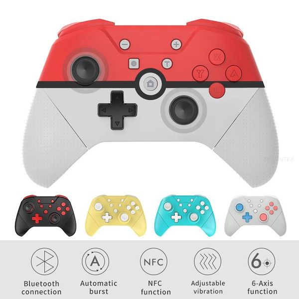

game controllers & joysticks support bluetooth controller for switch pro ns wireless joystick pc with nfc 6-axis