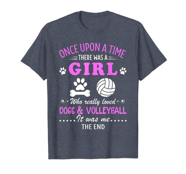 

There Was A Girl Who Really Loved Dogs And Volleyball Shirt, Mainly pictures
