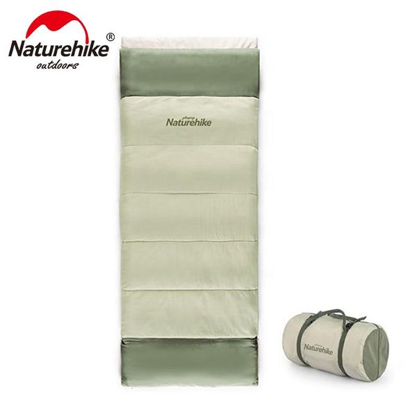 

sleeping bags naturehike outdoor camping bag 3 season splicing cotton envelope type long size for rest hiking fish