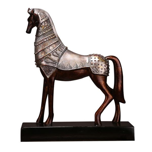 

decorative objects & figurines european style chinese resin horse auspicious furnishings living room successful creative