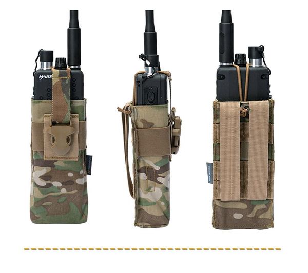 

stuff sacks 2021 tactical radio pouch for rrv vest walkie talkie molle mbitr tri prc-148 152 tool 3552