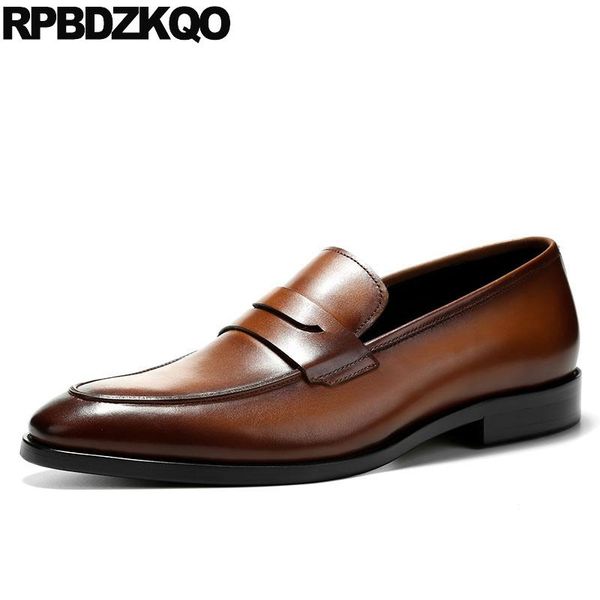 

dress shoes custom italy casual brown designer italian business men luxury office 2021 loafers runway black slip on brand