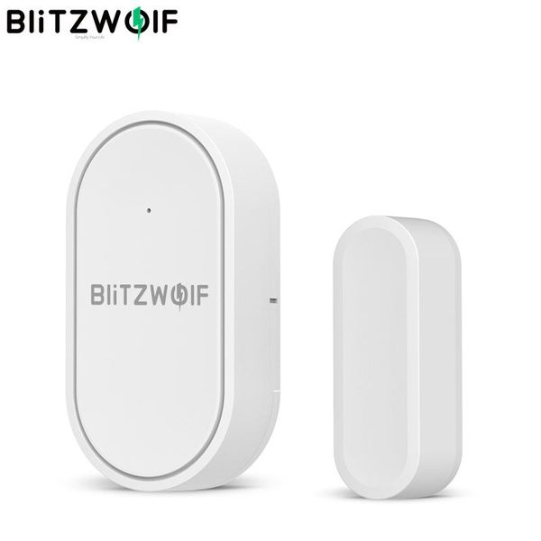 

smart home control blitzwolf bw-is6 tuya 433mhz door sensor open / closed detectors alarm compatible with alexa google
