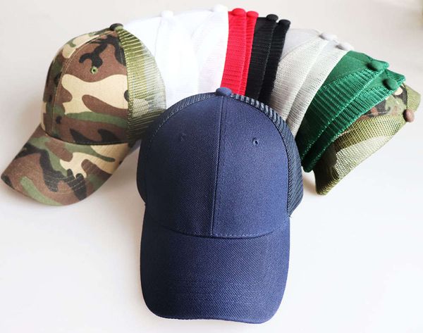 

popular men's and women's solid color blank six piece net hat outdoor sunshade baseball duck tongue, Blue;gray